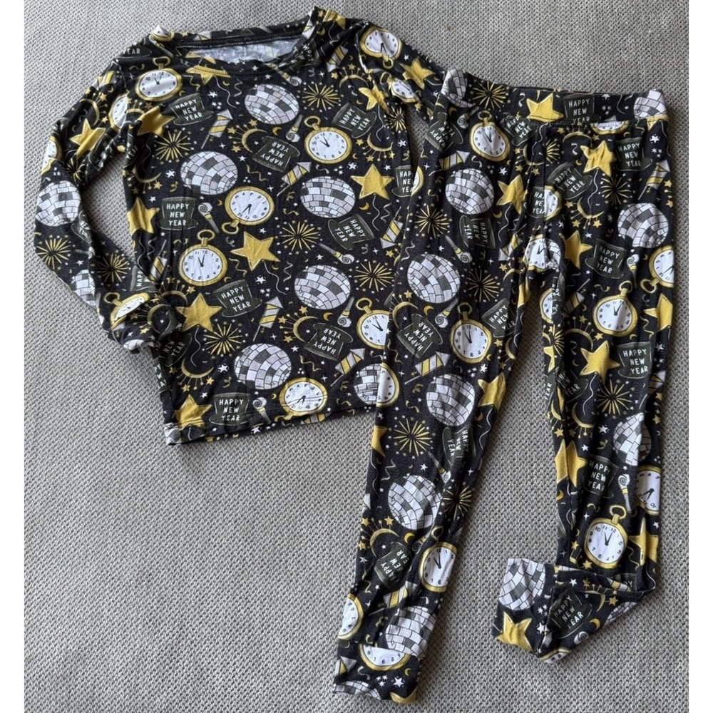 Dream Big Little Bamboo Pajama Set 2T 2 Piece New Year Viscose Toddler